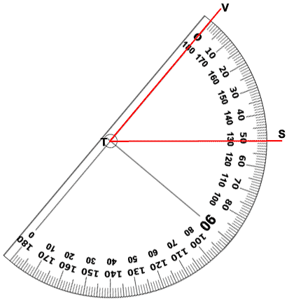 30 degree angle protractor