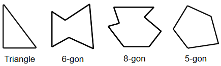 Irregular polygon